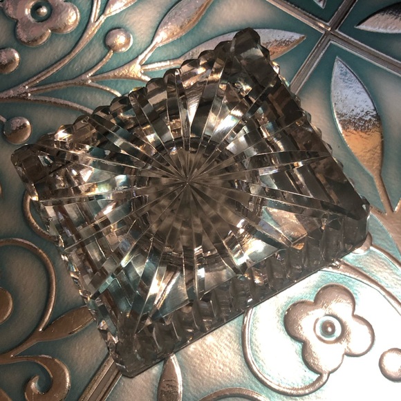 Waterford Office Vintage Waterford Crystal Mini Clock Poshmark